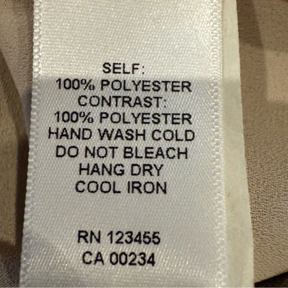 Design Lab Lord & Taylor Black Lace Blouse with Gold Lining - Picture 11 of 12